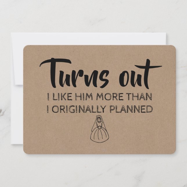 Convites Engraçado Bridesmaid / Proposta de Madrinha de cas (Frente)