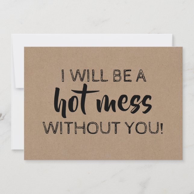 Convites Engraçado Bridesmaid / Proposta de Madrinha de cas (Frente)