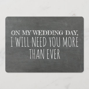 Convites Engraçado Bridesmaid / Proposta de Madrinha de cas