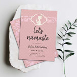 Convites Engraçado Deixa Namaste aniversário de 30 anos do<br><div class="desc">Um convite sujo de trinta anos com uma festa de chá girando. Um modelo convite de festas engraçado para mulheres que apresentam um desenho de uma mulher segurando uma xícara e o título "aniversário de 30 anos de nome de vamos". Um aniversário de 30 anos humorístico convite para uma mulher...</div>