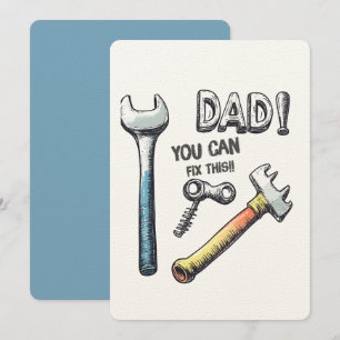 Convites Engraçado Design do Dia dos Pais inspirado em "faç