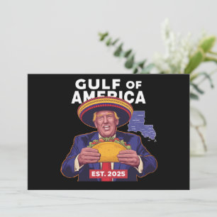 Convites Engraçado Trump Golfo De Nós América 2025 Trump 