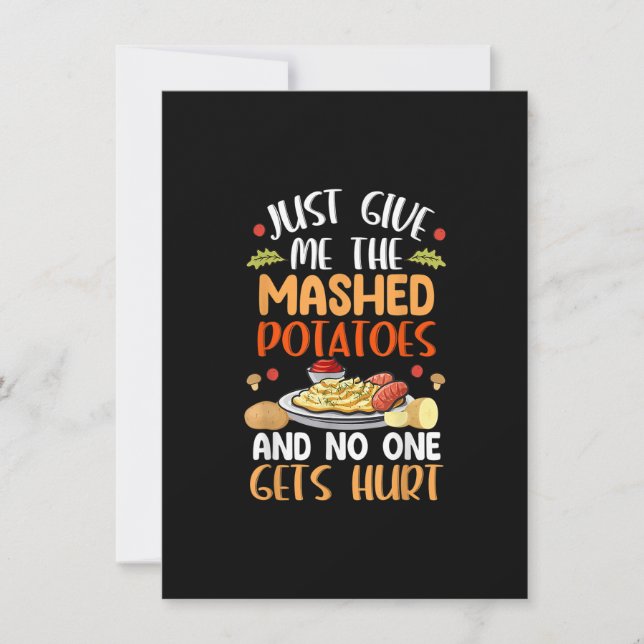 Convites Engraçado Turquia Dia De Ação De Graças Vegan Para (Frente)