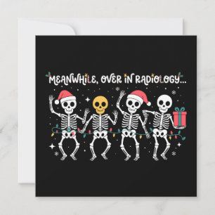 Convites Enquanto Isso Na Radiologia Esqueleto de Natal