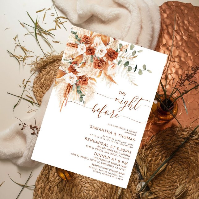 Convites Ensaio De Caligrafia Brilhante Janta Noite Antes (Criador carregado)