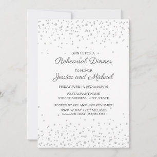 Convites Ensaio de Casamento Brilho Diamante Prata Branco