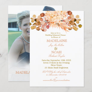 Convites Ensaio de Casamento Chic Elegante Eucalyptus Flora