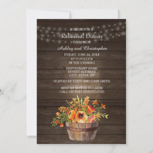 Convites Ensaio de Casamento com Flores de Laranja em Madei