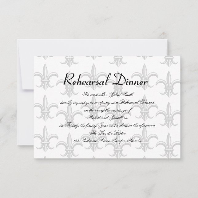 Convites Ensaio de Casamento com Gay de Tuxedo (Frente)