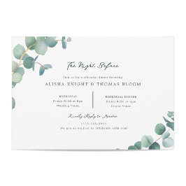 Convites Ensaio De Casamento De Adelaide Watercolor Eucalyp