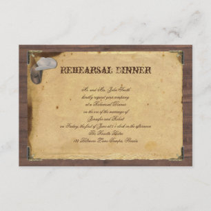 Convites Ensaio De Casamento Do Cowboy Russo