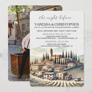 Convites Ensaio de Casamento em Aquarela da Toscana