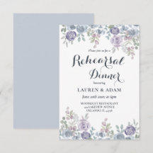 Ensaio de Casamento Floral Azul Poeirento Rústico 
