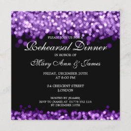 Convites Ensaio De Casamento Jantar Luzes Roxas