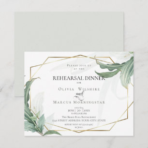 Convites Ensaio De Casamento Rendimentos tropicais elegant