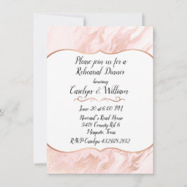 Convites Ensaio de Casamento Rosa e Esmagado