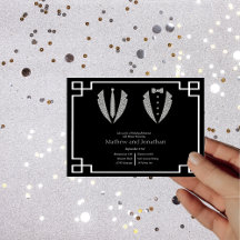 Ensaio de Casamento Tuxedo com Gay de dois alicerc