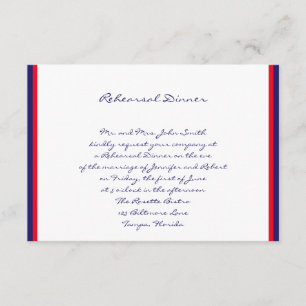 Convites Ensaio de Casamento Vermelho e Azul