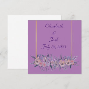 Convites Ensaio de Recepção de Casamento Vinho Elegante