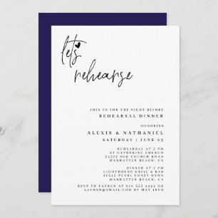 Convites Ensaio De vamos Na Noite Antes Do Marinho Azul