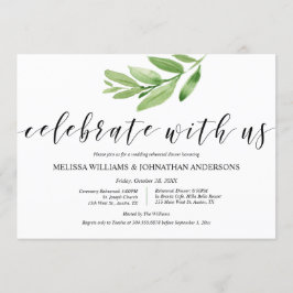 Convites Ensaio e Janta de Casamento Russo Verde