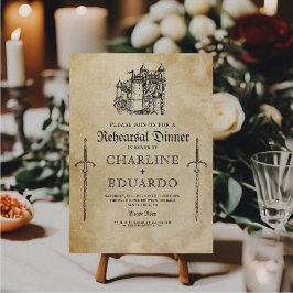 Convites Ensaio Gótico Jantado Prata Preta