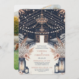 Convites Ensaio Rustic Elegance Wedding