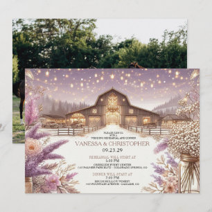 Convites Ensaio Rustic Elegance Wedding
