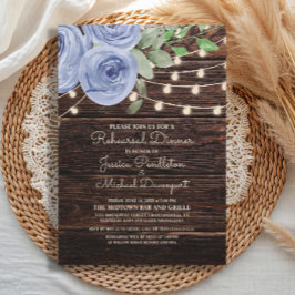 Convites Ensaio Rustic Wood String Luzes De Casamento