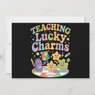 Convites Ensinando ao Professor Lucky Charms no Dia de São 