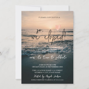 Convites Então Nós Fugimos, Casamento de Elopamento na Prai