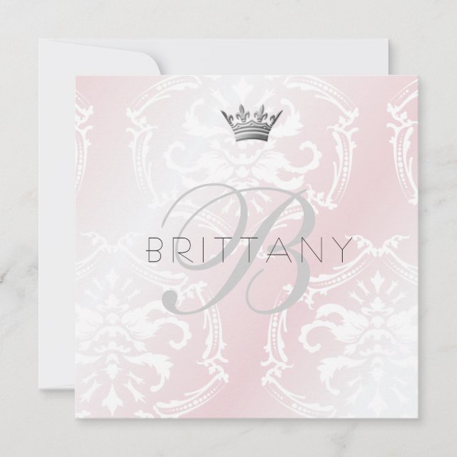 Convites Enticingly o rosa 311 convida (Frente)