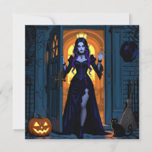 Convites Entre se você ousar   Festa Wicked Witch Halloween