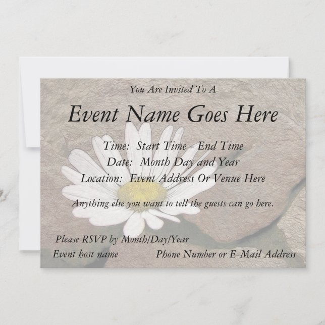 Convites Entre Uma Pedra E Um Duro (Frente)