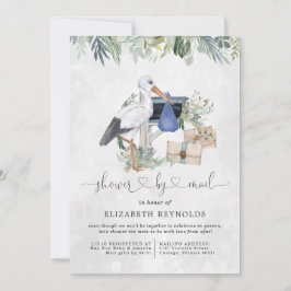 Convites Entrega de Armazenamento | Chá de fraldas Virtual 