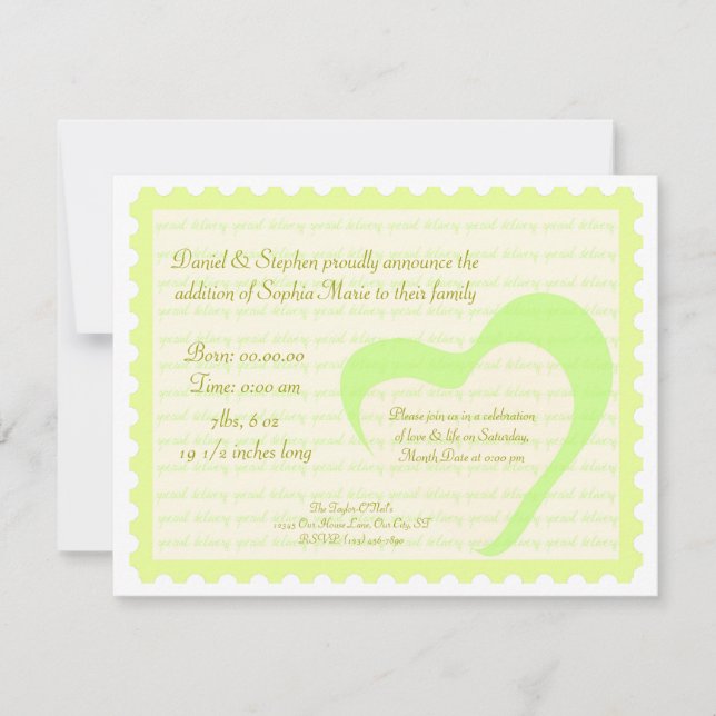 Convites Entrega especial (Frente)