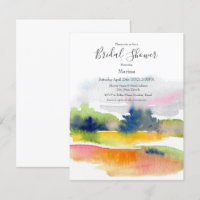 Entretenimento com o Abstrato Invit de Brushstroke