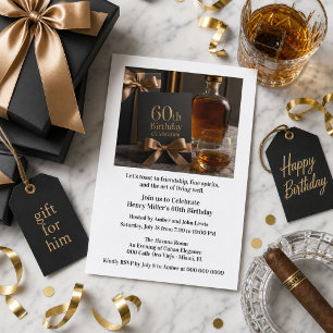Convites Envelhecido à Perfeição Aniversário de 60 anos d