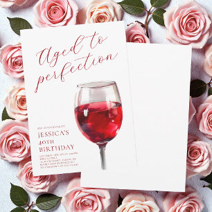 Convites Envelhecido à Perfeição Roteiro de Vinho para Fest