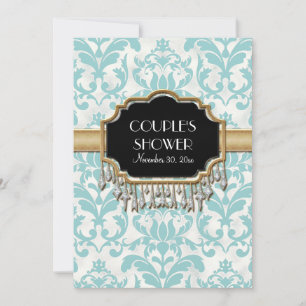 Convites Envelhecimento do Ouro de Damáscaras Encarnecidas