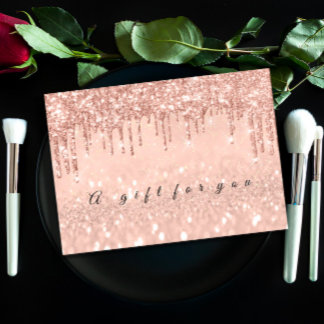 Convites Envelope Dourado Rosa de Drives de Certificado de