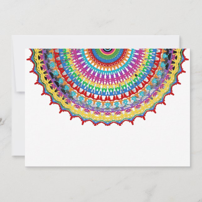 Convites Envelope mandala elegante (Frente)