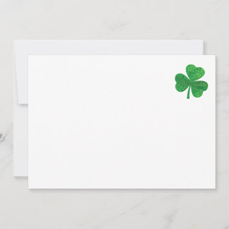 Convites Envelopes do Dia de São Patrício – Verde Sorte do