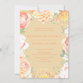 Convites Enxaqueca Floral Elegante