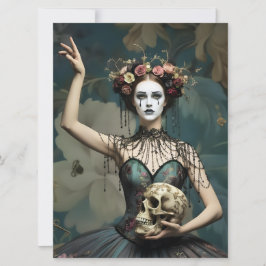 Convites Ephemera Sheet - Vintage Gothic Style