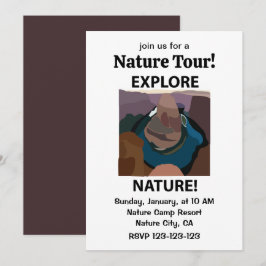 Convites Equéstia de ferradura Explorar a lente de ferradur