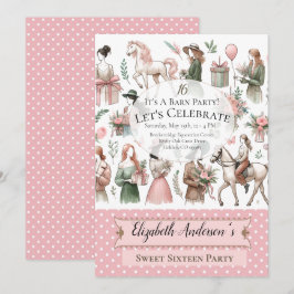 Convites Equestrian Birthday