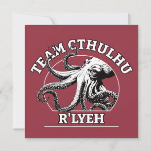 Convites Equipe Cthulhu R'lyeh Lovecraft