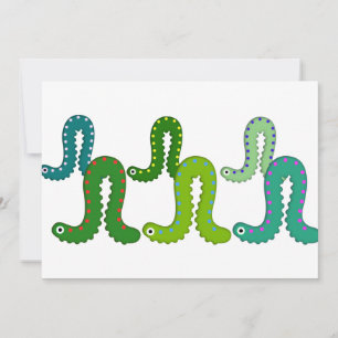 Convites Equipe de Drill do Worm Inch