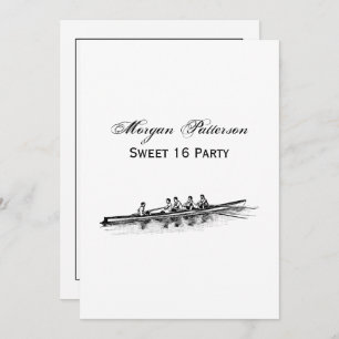 Convites Equipe de Tripulação Removendo Esportes Hídricos